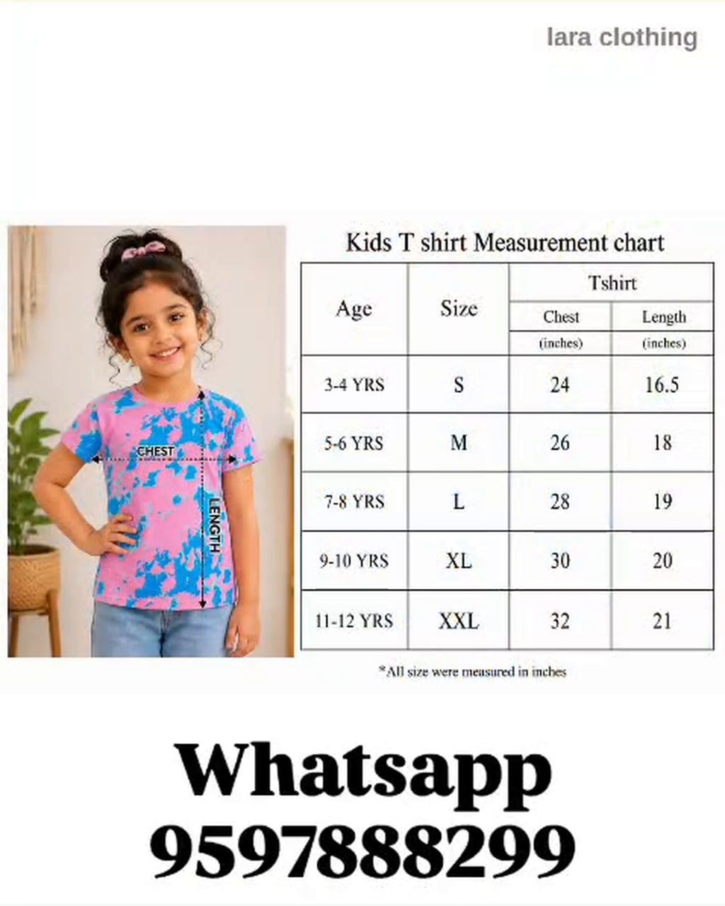 Girls Tshirt Red Hearts