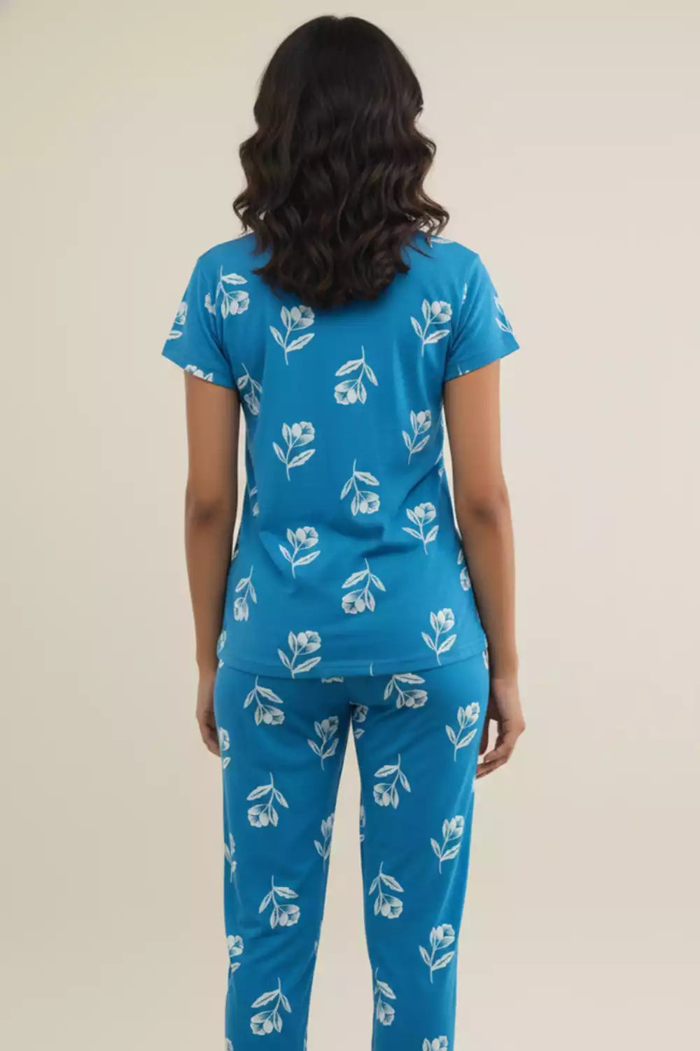 Pyjama Co-Ords Blue Tulip