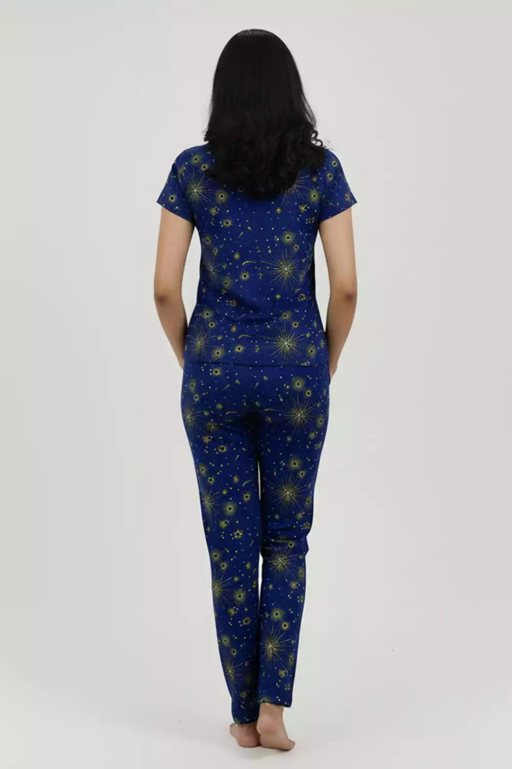 Pyjama Co-Ords Deep Blue Startlight