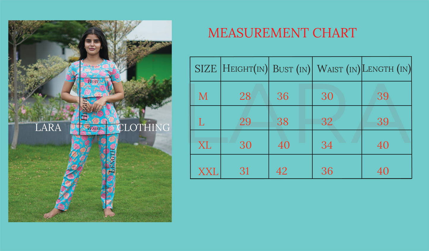 Zipless feeding maternity Co-Ord Blue Rose