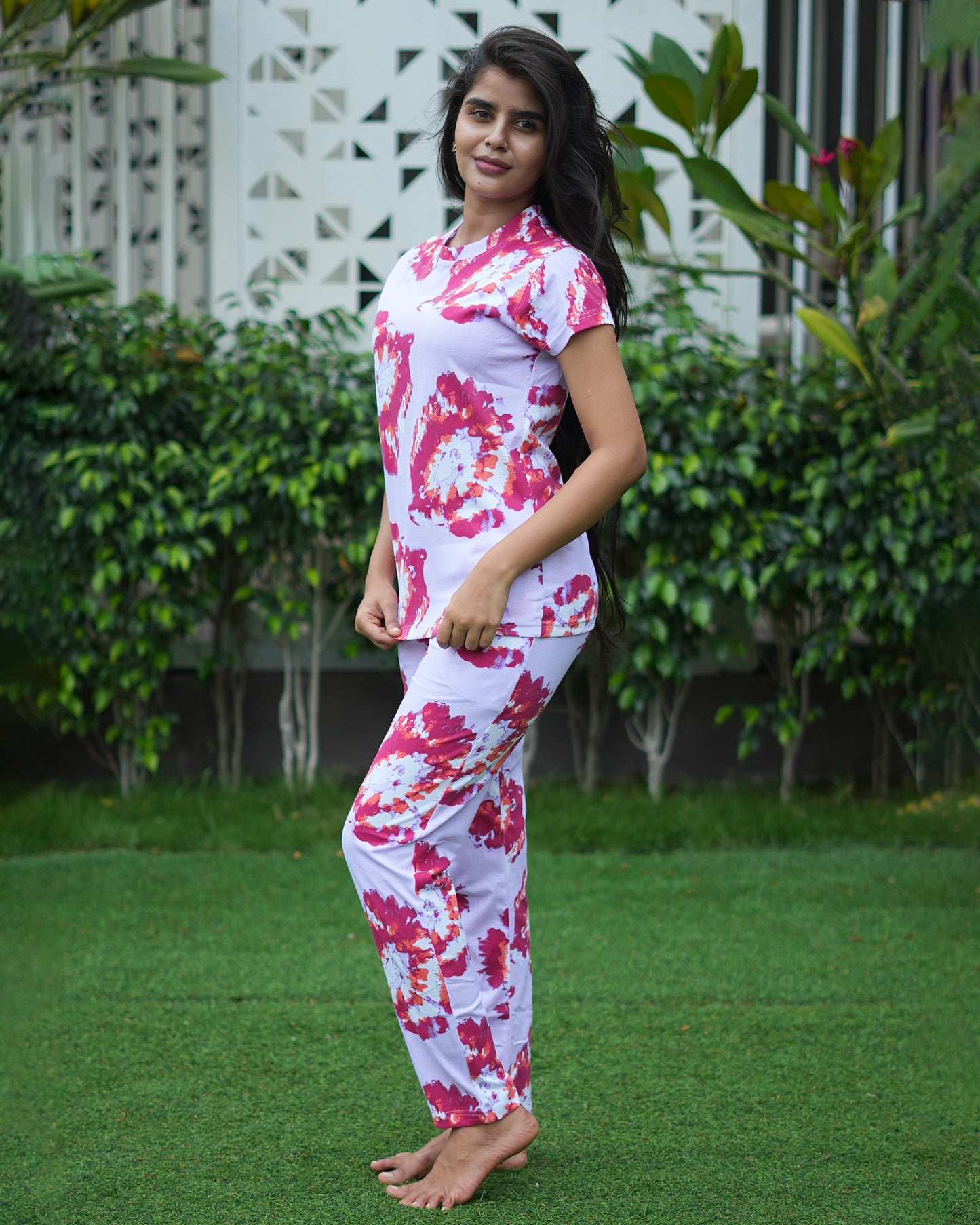 Beautiful Women's tie & Dye Pyjama set