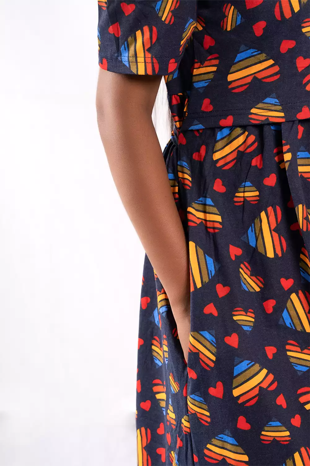 Capri Feeding Wear with Puff Sleeve Multicolor