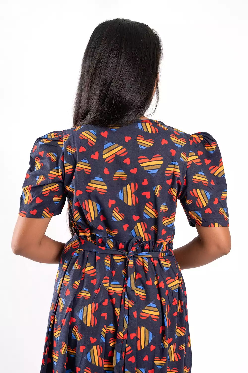 Capri Feeding Wear with Puff Sleeve Multicolor