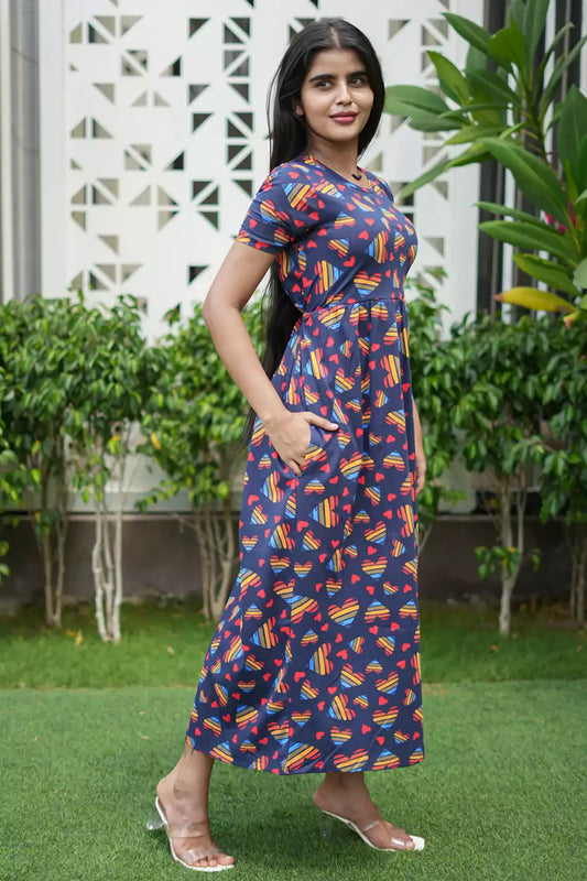 Casual Lounge Wear Non Feeding Multicolor