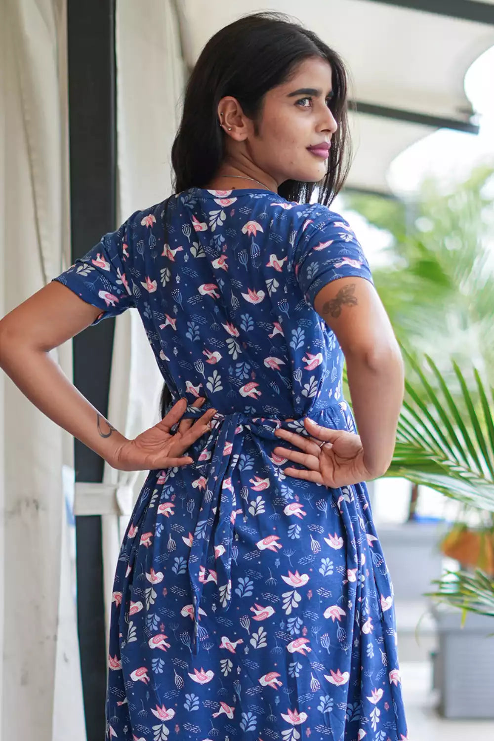 Casual Lounge Wear Non Feeding Navy Bird
