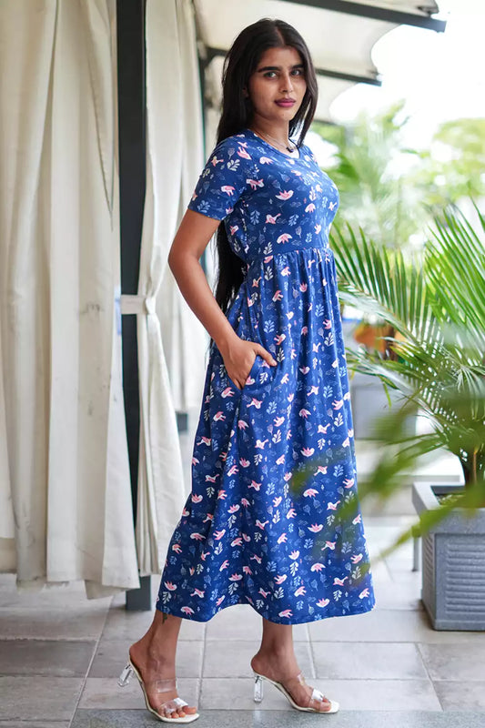 Casual Lounge Wear Non Feeding Navy Bird