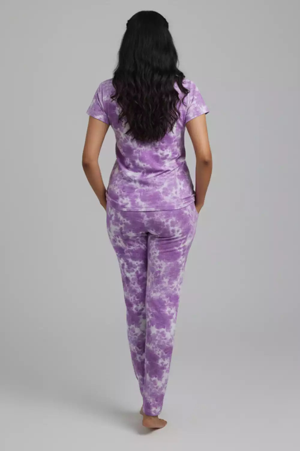 Pyjama Co-Ords Purple Dyed