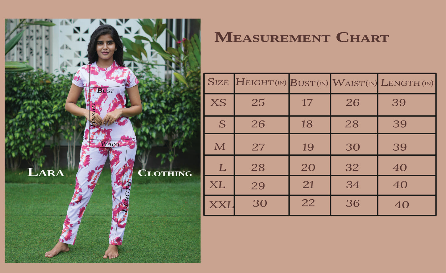 Pyjama Co-Ords Navy Blue Marine