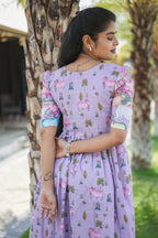 Zipper Feeding Maxi Luxury Lavendar | B - 001