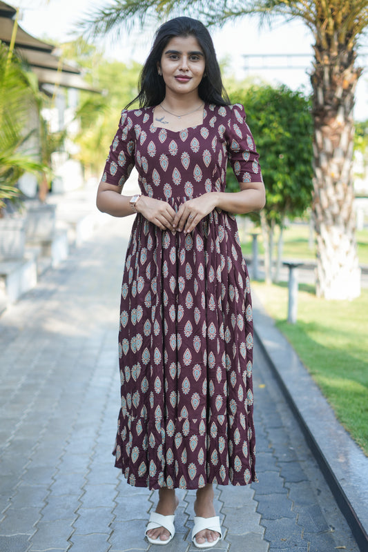 Zipper Feeding Maxi Wine Grace