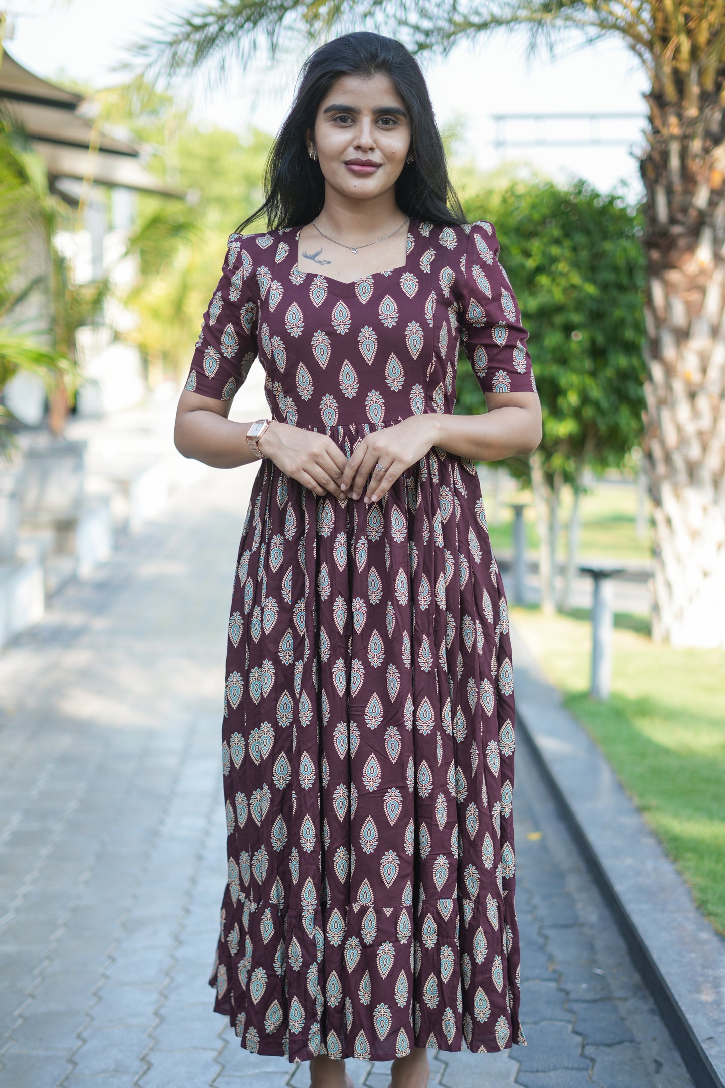 Zipper Feeding Maxi Wine Grace