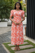 Casual Lounge Wear Non Feeding with puff Orange Dyed