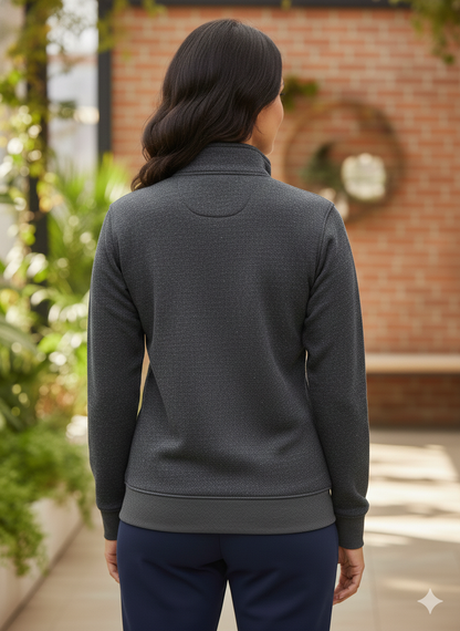 Women's Sweatshirt Black Melange