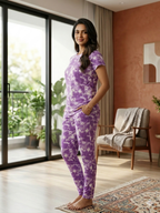 Pyjama Co-Ords Purple Dyed