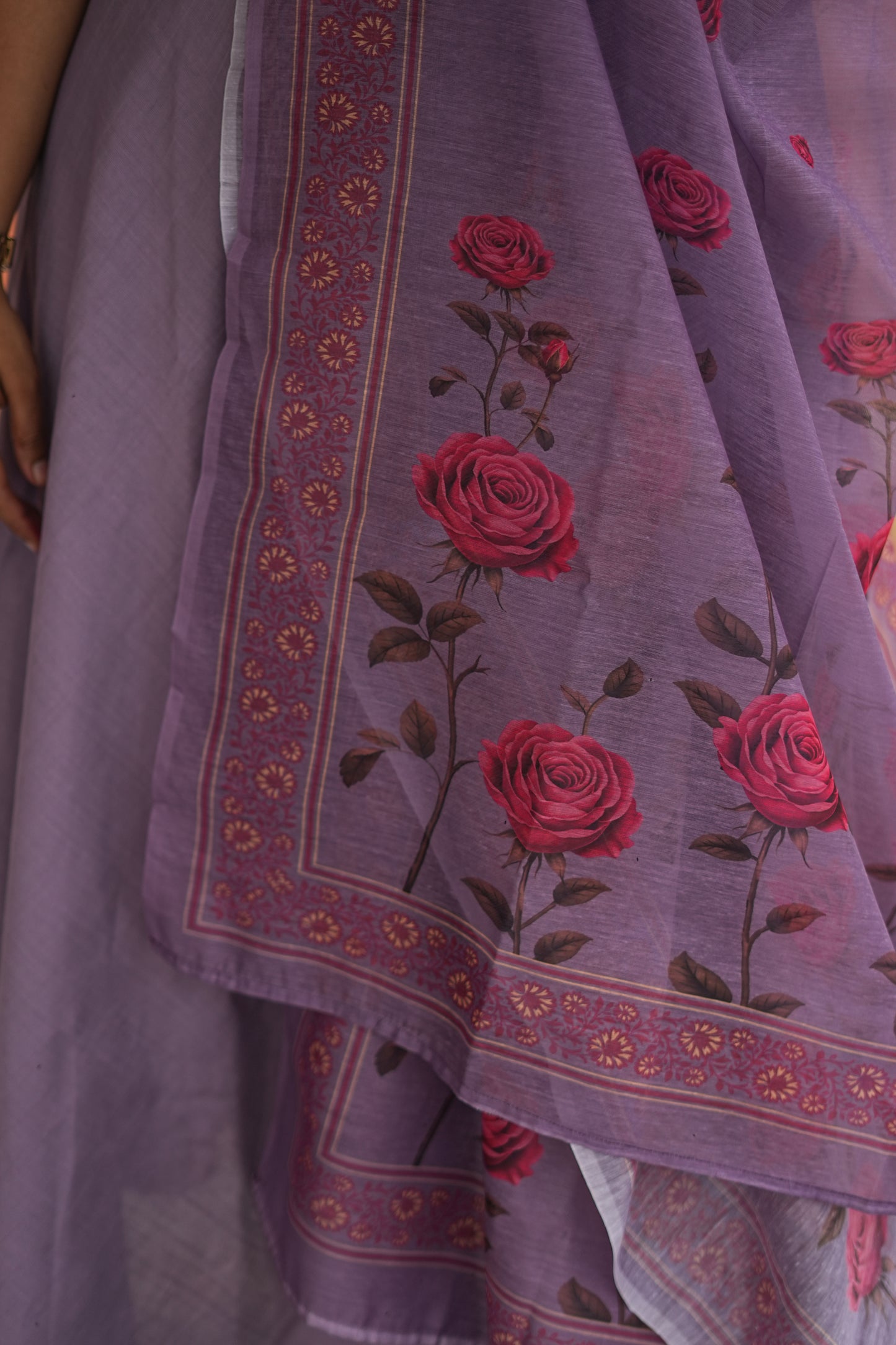Lavelle Women's Mul Chanderi Cotton Ethnic Set with Dupatta| LCAL042