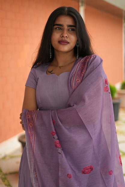 Lavelle Women's Mul Chanderi Cotton Ethnic Set with Dupatta| LCAL042
