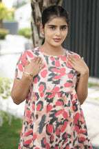 Red Black Peplum Co oords NF