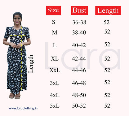 Zipless feeding wear with puff 52 inches Red Ostrich