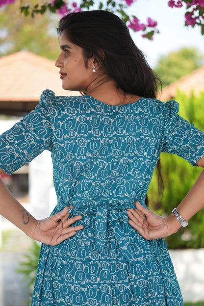 Zipper Feeding Maxi Green wave