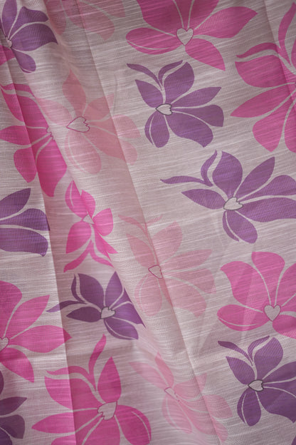 Pink Bloom Floral Printed Kurta Set with Dupatta | LCTP 038