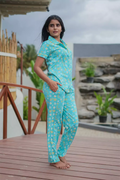 Pyjama Co-Ords Aqua