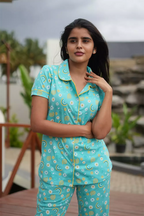 Pyjama Co-Ords Aqua