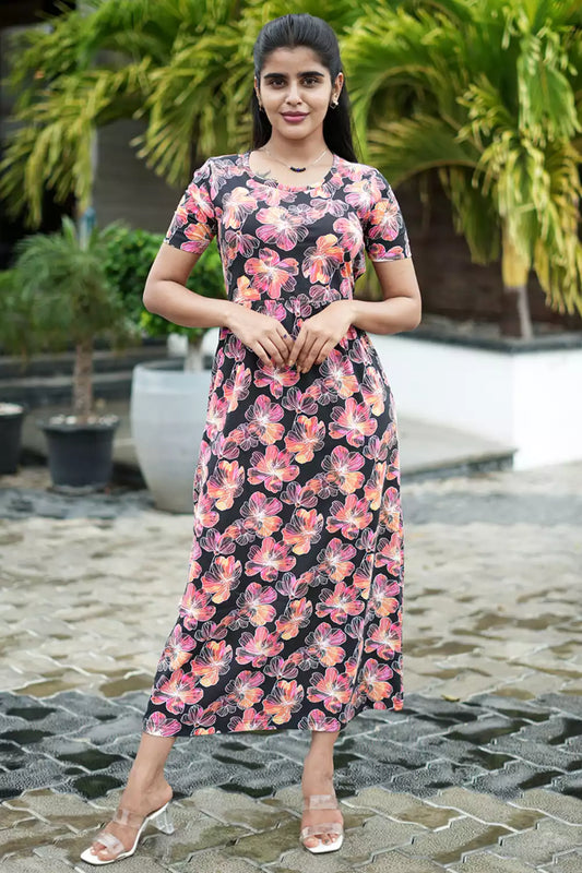 Casual Lounge Wear Non Feeding Black Brown