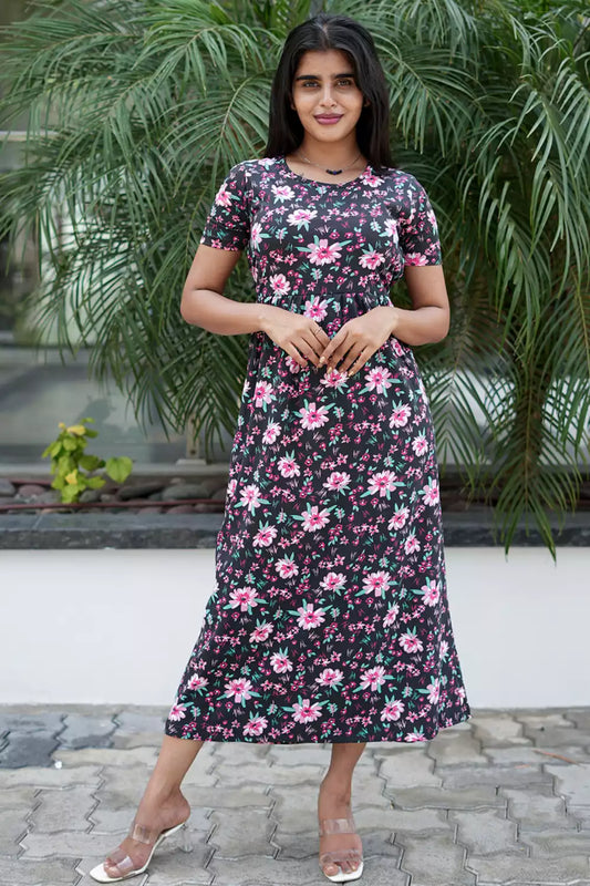 Casual Lounge Wear Non Feeding Black Pink Green
