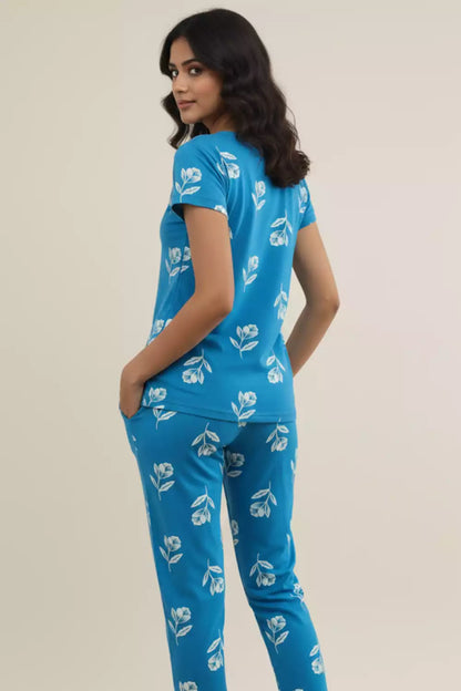 Pyjama Co-Ords Blue Tulip