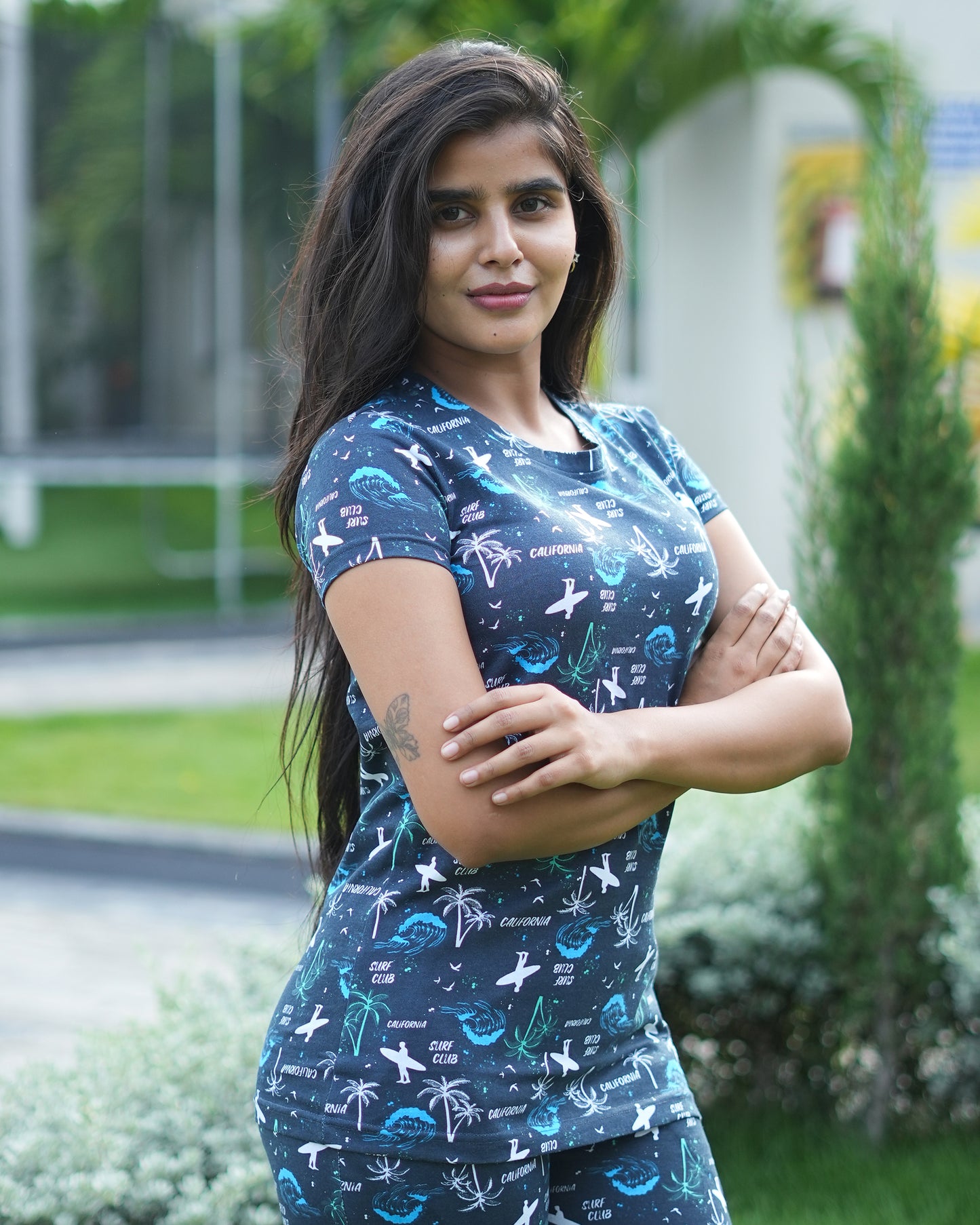 Pyjama Co-Ords Navy Blue Marine