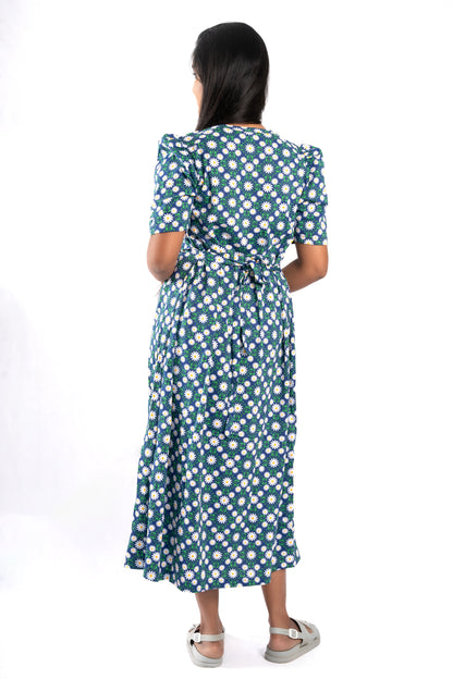 Capri Feeding Wear with Puff Sleeve NG Floral