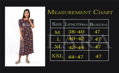 Capri Feeding Wear with Puff Sleeve Multicolor