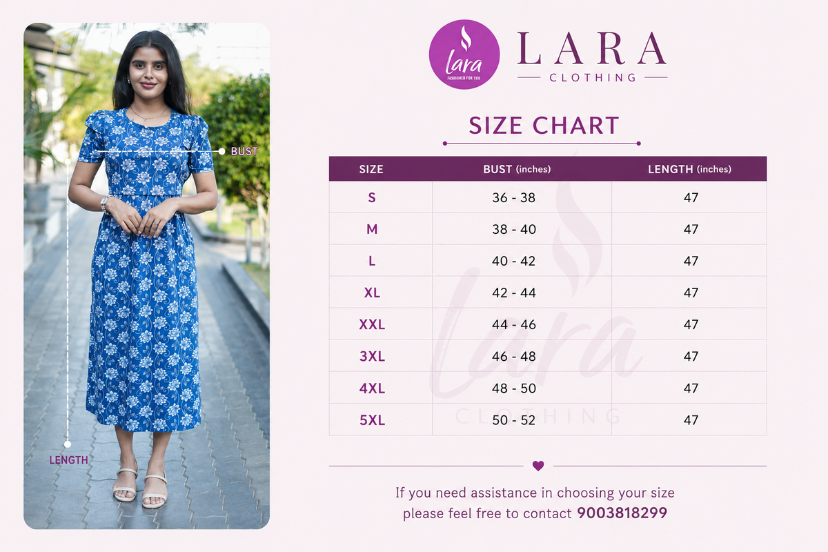 Feeding Wear with Puff Sleeve Grey Dot 47 inches