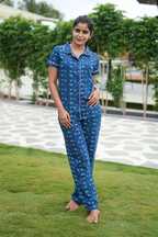 Pyjama Co-Ords Dark Blue