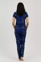Pyjama Co-Ords Deep Blue Startlight