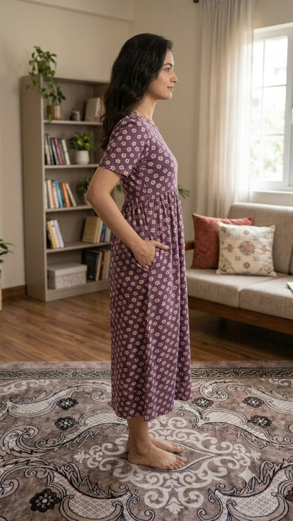 Casual Lounge Wear Non Feeding with puff Mulberry Daisy