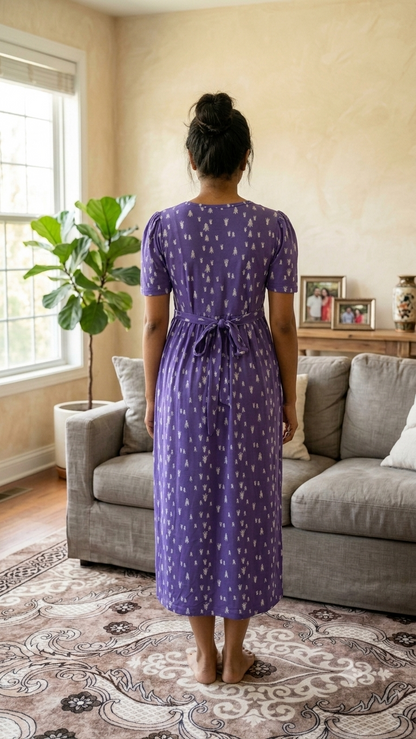 Casual Lounge Wear Non Feeding with puff Violet Mist