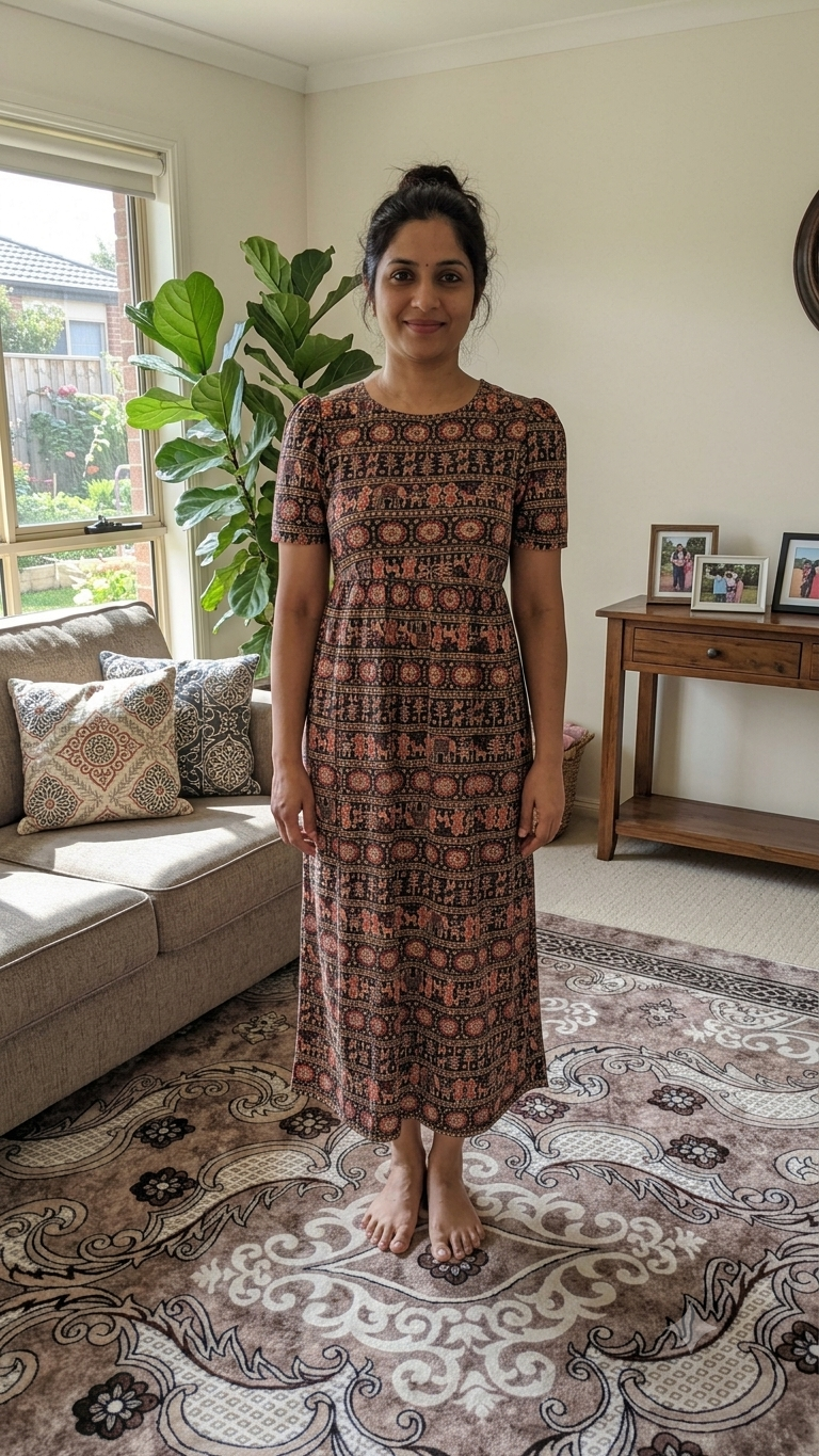 Casual Lounge Wear Non Feeding with puff Rusty Brown