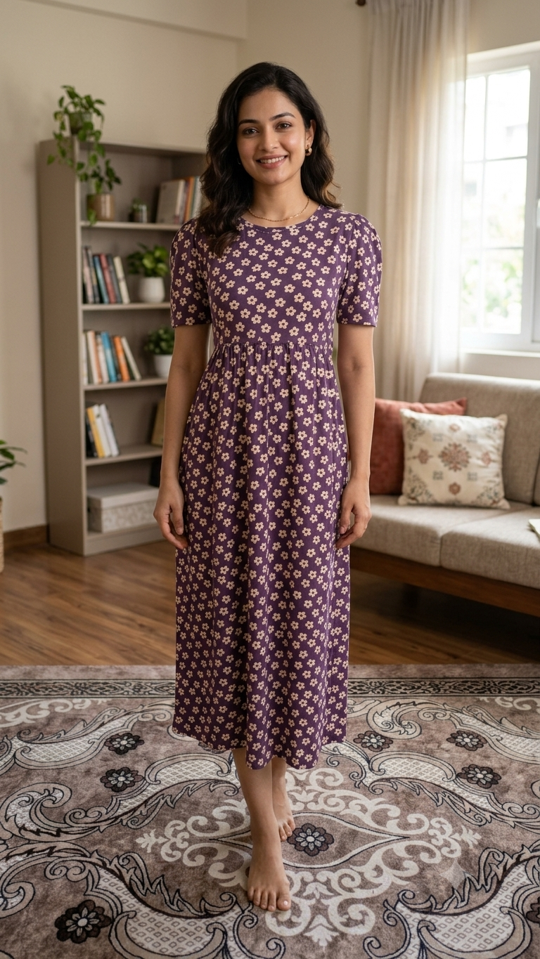 Casual Lounge Wear Non Feeding with puff Mulberry Daisy