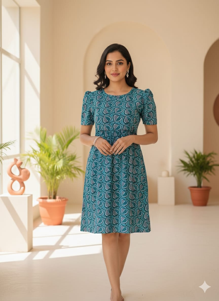 Zipless Feeding wear Green Leaf 42 Inches