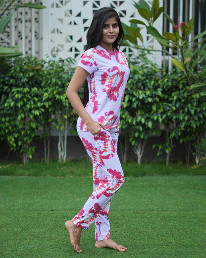 Beautiful Women's tie & Dye Pyjama set