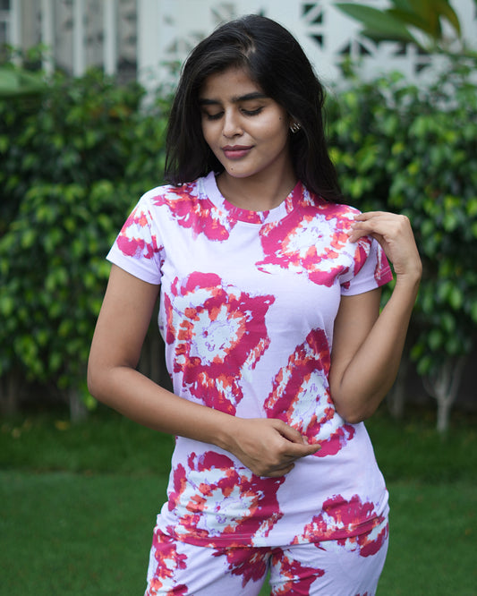Beautiful Women's tie & Dye Pyjama set