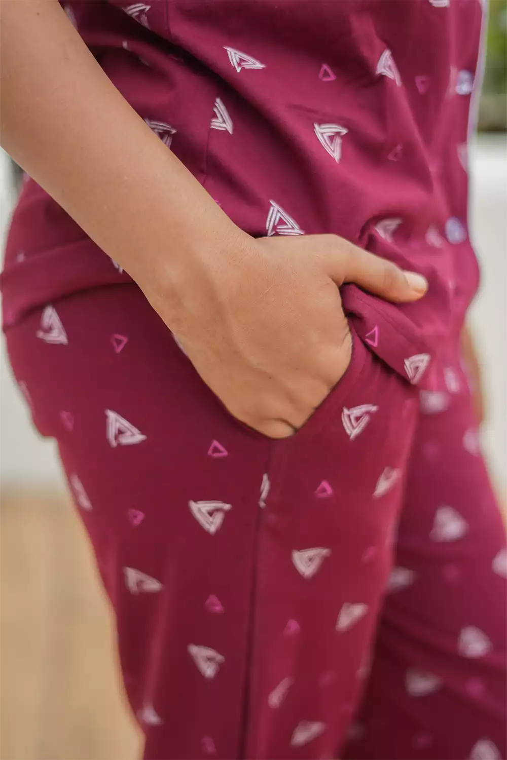 Pyjama Co-Ords Maroon