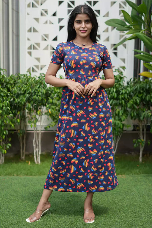 Casual Lounge Wear Non Feeding Multicolor