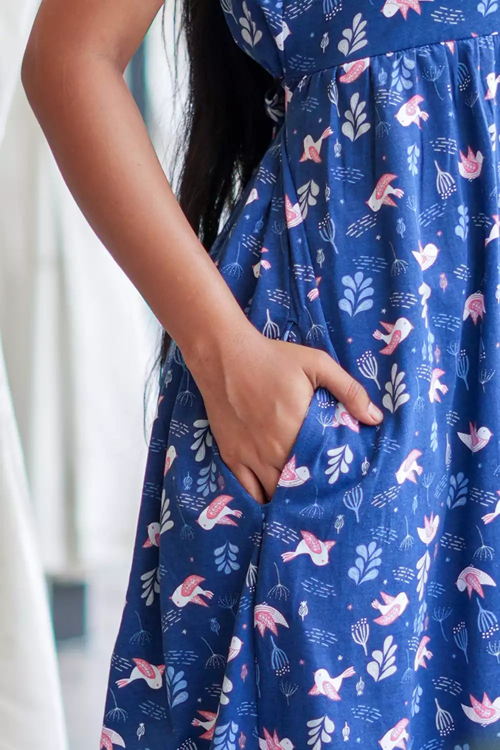 Casual Lounge Wear Non Feeding Navy Bird
