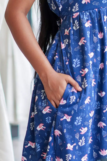 Casual Lounge Wear Non Feeding Navy Bird