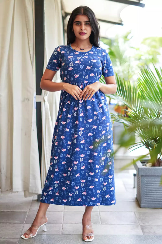 Casual Lounge Wear Non Feeding Navy Bird