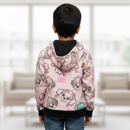 Pink Puppy All over Printed Hoodies