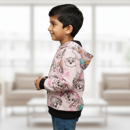 Pink Puppy All over Printed Hoodies