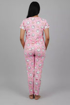Pyjama Co-Ords Pink Kitty
